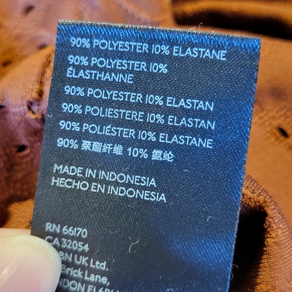 Urban Outfitters Natalia Mock Neck Fitted Long Sleeve Top - Picture 7 of 7